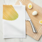 Stitched mango-ontwerp theedoek (Quarter Fold)