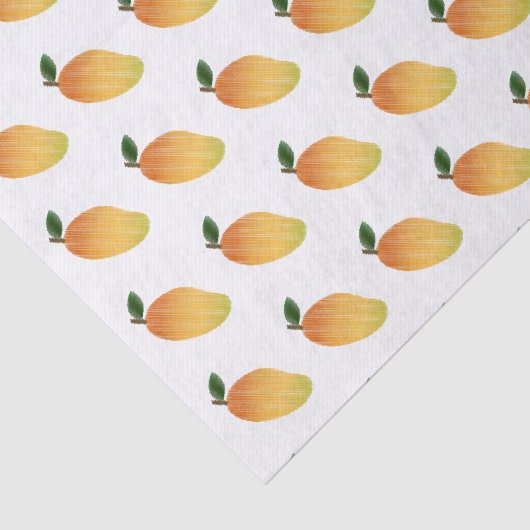 Stitched mango-ontwerp tissuepapier (Detail)