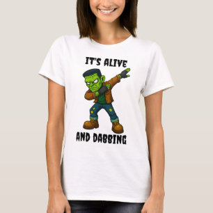 Stitched Monster leeft en danst voor Halloween T-shirt
