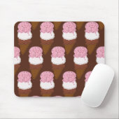 Stitched-Neapolitan-Ice-Cream-Cones-2-MOUSEPAD Muismat (Met muis)