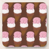 Stitched-Neapolitan-Ice-Cream-Cones-2-ONDERZETTERS Drankjes Onderzetter (Voorkant)