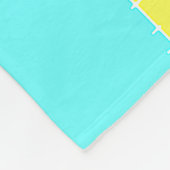 Stitched Quilt look Fleece Deken (Hoek)