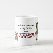 Stitched with love quilting koffiecrist mok (Center)