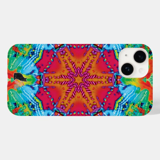 Stitches Kaleidoscope Case-Mate iPhone Case (Achterkant (horizontaal))