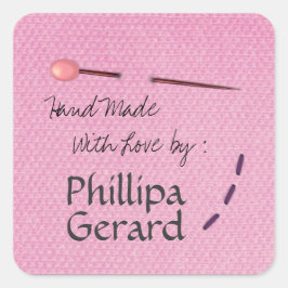 Stitching Hand-Made Met Liefde Genaaid Label Stick