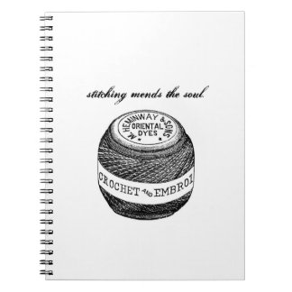 "Stitching Mends"-laptop uit het niet vergeten Boe Notitieboek