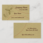 Stitching van de verbindingsventilator visitekaartje (Voorkant / Achterkant)