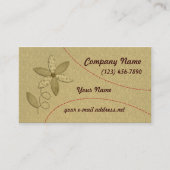 Stitching van de verbindingsventilator visitekaartje (Voorkant)