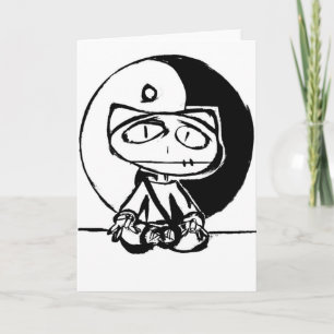 "Stitchlip die w Yin Yang" door Levi G. mediteren Kaart