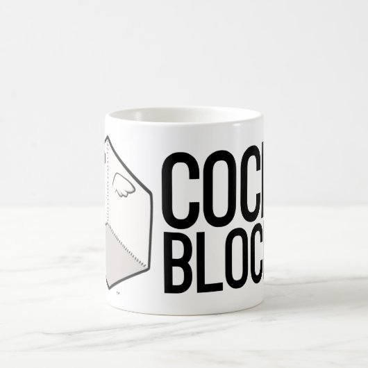 Stitchmind's Mighty Cockblock Witte Mok (Center)