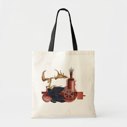 Stitchpunk Cariou tas. Tote Bag (Voorkant)