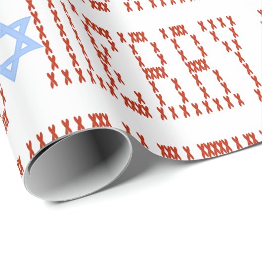Stitchwork Chrismukkah Gift Wrap Cadeaupapier (Rol Hoek)