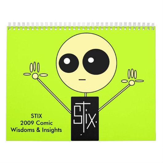 STIX 2009 Comic Wisdoms & Insights Calendar Kalender (Hoes)