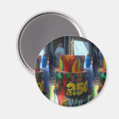 STL250 Fleur De Lis Cake Magnet Payne Gentry House (Voorkant / Achterkant)