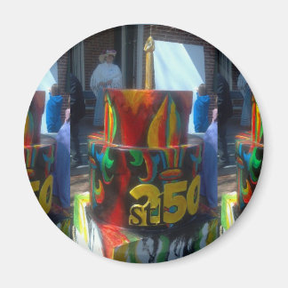 STL250 Fleur De Lis Cake Magnet Payne Gentry House