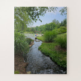 STL botanische tuin stroom Puzzel, 110 stuks Legpuzzel