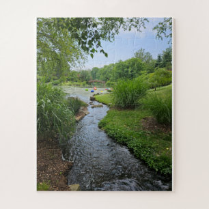 STL botanische tuin stroom Puzzel, 110 stuks Legpuzzel