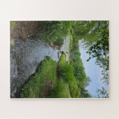 STL botanische tuin stroom Puzzel, 110 stuks Legpuzzel (Horizontaal)