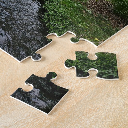 STL Botanische tuin waterweg Puzzel Legpuzzel (Zijkant)