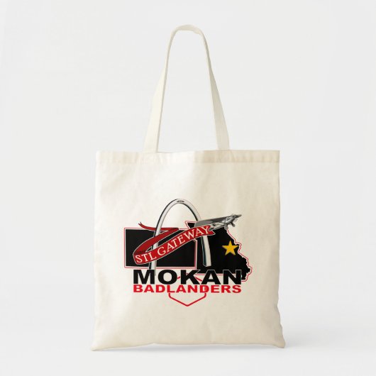 STL Gateway Missouri Badlanders Tote Bag (Voorkant)
