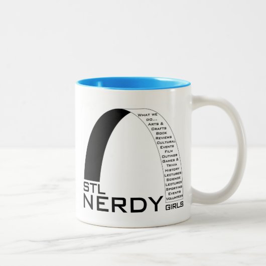 STL Nerdy Girls Ceramic Mok (Rechts)