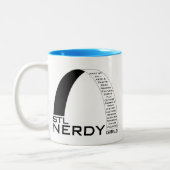 STL Nerdy Girls Ceramic Mok (Links)