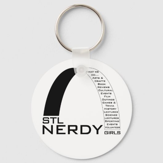 STL Nerdy Girls Sleutelhanger (Voorkant)