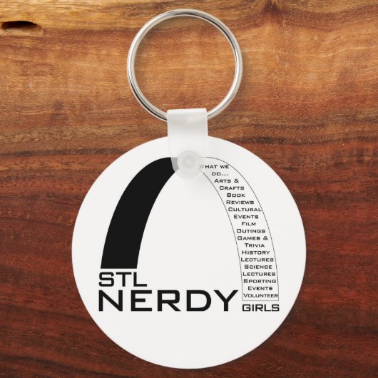 STL Nerdy Girls Sleutelhanger (Voorkant)