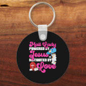 Stman Mailman Jesus Faith Christian Mail Lady Were Sleutelhanger (Voorkant)