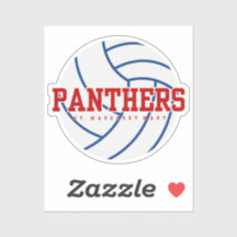 STMM Panthers Volleybal Vinyl Stickers
