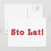 Sto Lat. Briefkaart (Voorkant / Achterkant)