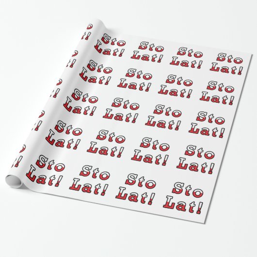 Sto Lat Cadeaupapier (Uitgerold)