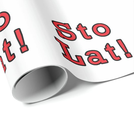 Sto Lat Cadeaupapier (Rol Hoek)