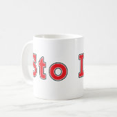 Sto Lat. Koffiemok (Voorkant links)