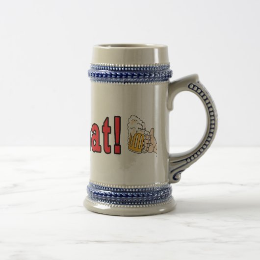 Sto Lat. Met Mokken voor bier (Rechts)