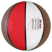 Sto Lat. Poolse Song-kaart Basketbal (Verticaal)