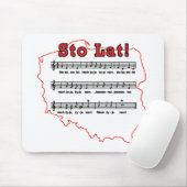 Sto Lat. Poolse Song-kaart Muismat (Met muis)