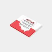 Sto Lat. Poolse Song-kaart Post-it® Notes (Schuin)