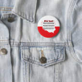 Sto Lat. Poolse Song-kaart Ronde Button 5,7 Cm (In situ)