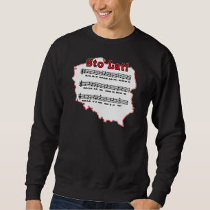 Sto Lat. Poolse Song-kaart Trui