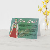 Sto Lat Song Card Kaart (Gele Bloem)