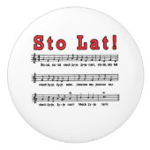 Sto Lat. Song Keramische Knop (Voorkant)