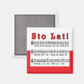 Sto Lat. Song Magneet (Voorkant / Achterkant)