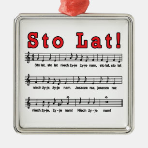 Sto Lat. Song Metalen Ornament