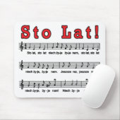 Sto Lat. Song Mousepad Muismat (Met muis)