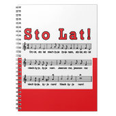 Sto Lat. Song Notitieboek (Voorkant)