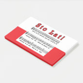 Sto Lat. Song Post-it® Notes (Schuin)