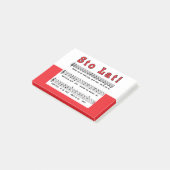 Sto Lat. Song Post-it® Notes (Schuin)