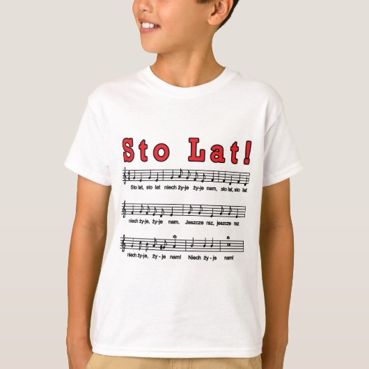 Sto Lat. Song T-shirt (Voorkant)