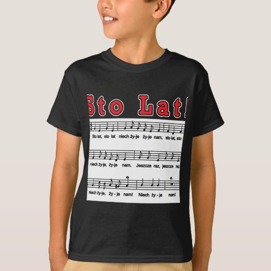 Sto Lat. Song T-shirt (Voorkant)